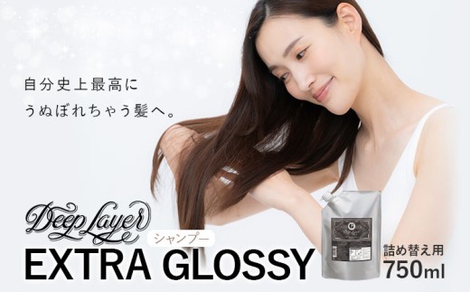シャンプー ディープレイヤー EXTRA GROSSY 750ml 詰め替え用《30日以内に出荷予定(土日祝除く)》茨城県 結城市 化粧品 ヘアケア シャンプー 日用品 美容 ヘア【配送不可地域あり】