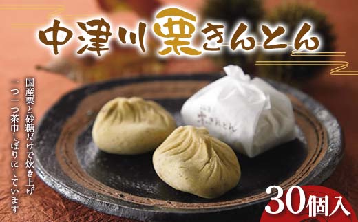 〈御菓子司 恵那福堂〉中津川栗きんとん30個入 F4N-2440 2263651 - 岐阜県中津川市