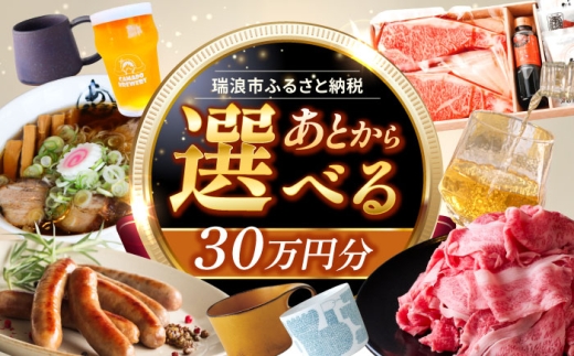 【あとから選べる】 岐阜県瑞浪市ふるさとギフト 30万円分 [AZDD012] 2243414 - 岐阜県瑞浪市