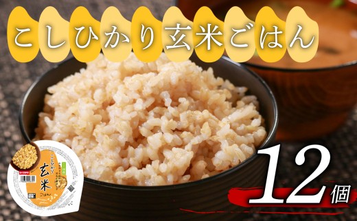 こしひかり 玄米ごはんパック 160g 12個 玄米 米 ごはん ご飯 こめ パックライス パックご飯 パックごはん ご飯パック ごはんパック パック ライス 備蓄 保存 非常 防災 電子 レンジ 温めるだけ レンチン 簡単 健康 ダイエット 美容 ヘルシー レトルト インスタント おいしい 人気 おすすめ 12 12食 おくさま印 人気の玄米ご飯パック 美味しい玄米ご飯パック 大阪 松原 2261662 - 大阪府松原市
