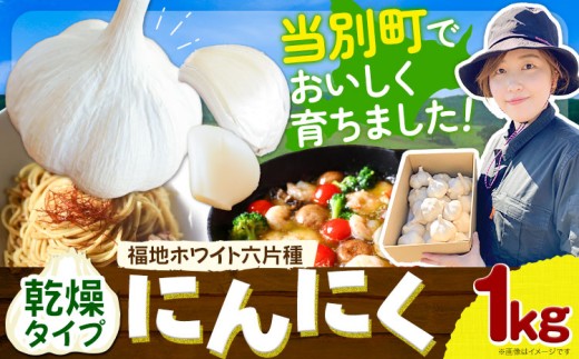 [1-81][令和8年先行受付]にんにく(福地ホワイト六片種)1kg | にんにく ニンニク 乾燥にんにく 国産にんにく 北海道にんにく st-p