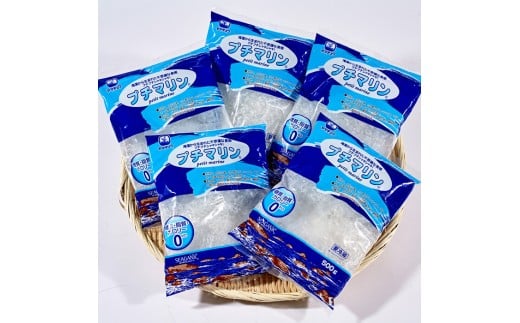 【テレビで紹介！】 ＜業務用＞ プチマリン(大)5袋セット (計2.5kg・500g×5袋) 海藻 プチプチ ヘルシー ダイエット カロリーオフ サラダ 酢の物 寒天 スープ セット 【opbd006】【山忠】 2245114 - 大分県大分県庁