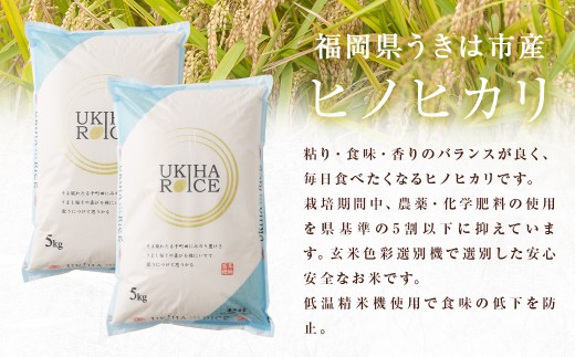 【6ヶ月定期便】みずほファーム UKIHA RICE (玄米5kg×6ヶ月)