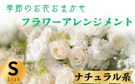 フラワーアレンジメント ナチュラル系 Sサイズ 1個 花 お花 季節のお花お任せ 花アレンジメント 生花アレンジ アレンジメントフラワー ギフト プレゼント 誕生日 母の日 父の日 敬老の日 クリスマス バレンタイン ホワイトデー お祝い 開店祝い 結婚祝い 記念日 バラ カーネーション ガーベラ 季節の花 人気 おすすめ ふるさと納税 ふるさと納税花 送料無料 千葉県 銚子市 花の店 和華