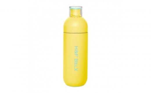 【レモンイエロー】軽量＆デザインと使いやすさにこだわった PSステンレスタンブラー 360ml