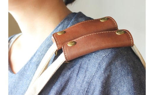 栃木レザー使用｜バッグの本革持ち手カバー 2個セット｜Handle cover｜チョコ｜minca（全7色） 700636 - 栃木県栃木市