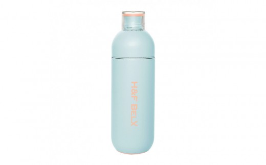【アイスブルー】軽量＆デザインと使いやすさにこだわった PSステンレスタンブラー 360ml