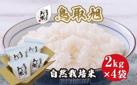 【選べます！精米・玄米・無洗米】＜2025年産新米＞ 日置さん家の自然栽培米「鳥取旭」2kg×4袋 米農家 鳥取県産 ※精米方法は1種類のみに限らせていただきます【米 新米 ブランド米 鳥取県産 ごはん 白米 おにぎり 弁当 2025年産 鳥取旭 こめ 鳥取 国産】