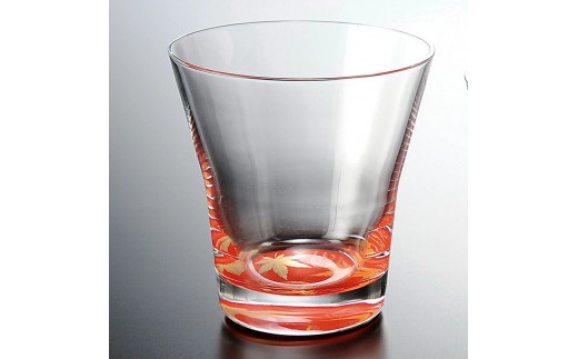 みよし漆器本舗 紀州塗り ぬりもん de Verre フリーグラス 紅葉 赤 210ml 2249638 - 和歌山県海南市