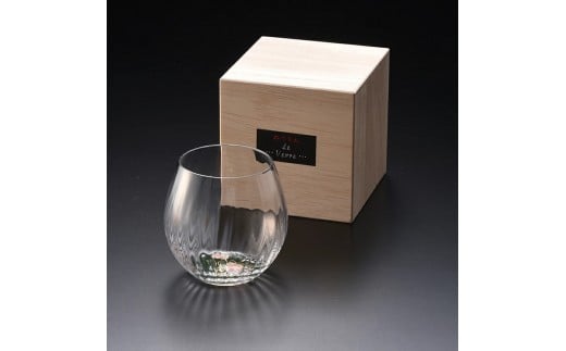 みよし漆器本舗 紀州塗り ぬりもん de Verre タンブラーグラス 百合 380ml 2249672 - 和歌山県海南市