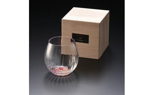 みよし漆器本舗 紀州塗り ぬりもん de Verre タンブラーグラス 椿 380ml