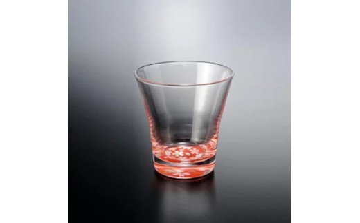 みよし漆器本舗  紀州塗り ぬりもん de Verre フリーグラス 蒔絵 桜 赤 210ml 2249621 - 和歌山県海南市