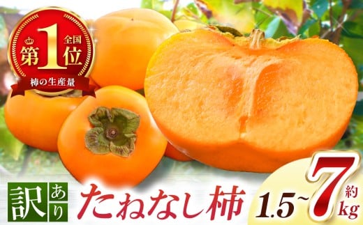 【なら育ち 益田農園】たねなし柿 訳アリ 約1.5kg~約7kg |  選べる 容量 大容量 たっぷり どっさり フルーツ 果物 くだもの 柿 かき カキ 奈良県 五條市 種なし わけあり 訳あり 持続可能 渋抜き アルコール 炭酸 ガス アルコール脱渋 9月 10月 秋 旬 食物繊維 豊富 美容 健康  家庭用 自宅用 ご自宅用 農家直送 産地直送 益田農園 お取り寄せ グルメ 送料無料