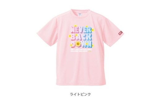 JTTA公認　卓球ユニフォーム＜男女兼用(ドライ):XXLサイズ＞ネバーバックダウンB　ライトピンク【1658478】 2254694 - 岐阜県羽島市