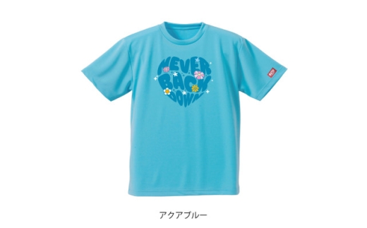 JTTA公認　卓球ユニフォーム＜男女兼用(ドライ):160サイズ＞ネバーバックダウンA　アクアブルー【1658684】