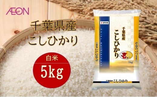 令和7年産　千葉県産 コシヒカリ5kg　米 お米 こめ コメ 白米 精米 ブランド米 こしひかり ご飯 ごはん おにぎり お弁当 [№5346-1942]