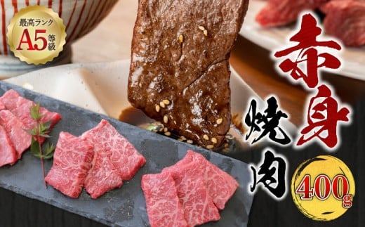 [ 期間限定 生活応援 ][お試し]A5等級 鹿児島県産 黒毛和牛 赤身 焼肉 400g K002-051_04_cp