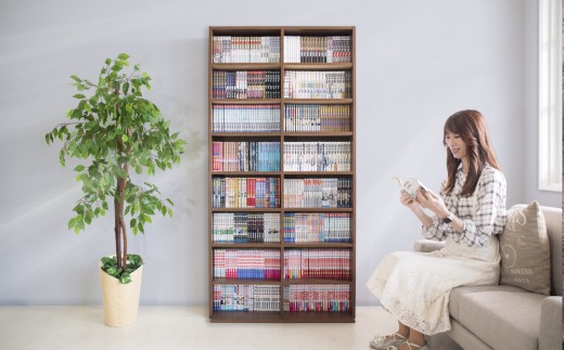 国産文庫書棚 ブラウン rsb5815312 483409 - 和歌山県海南市