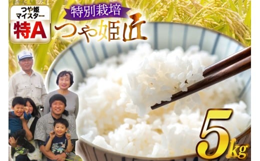 米 令和7年産 厳選米 匠 特別栽培米 つや姫 5kg [金子農園 山形県 高畠町 tk06ays950032] 精米 白米 米 お米 ブランド米 ごはん ご飯