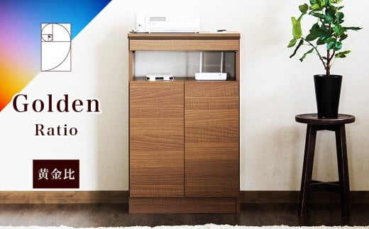 【完成品】ゴールデンFAX台 扉2枚タイプ ウォールナット AKU101747801 676003 - 和歌山県海南市