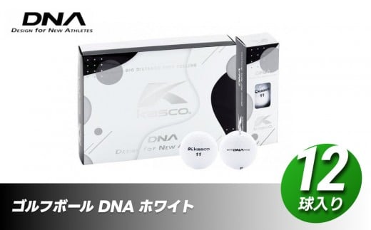 ゴルフボール DNA 12球入 1ダース【ホワイト】 ゴルフ キャスコ kasco 1226932 - 香川県さぬき市