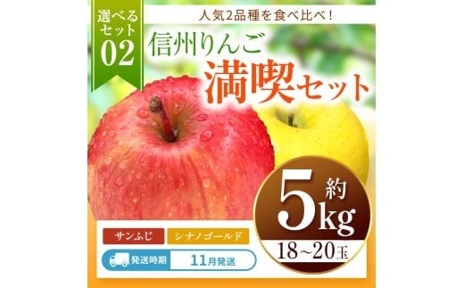 信州から直送！旬のりんごをお好きな品種で♪