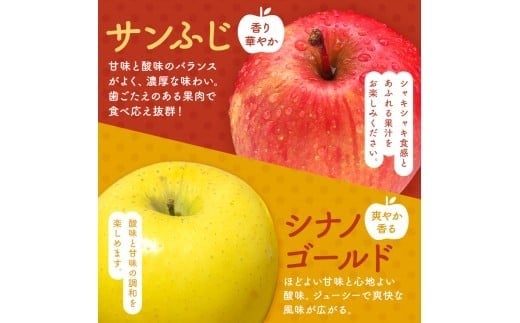 信州から直送！旬のりんごをお好きな品種で♪