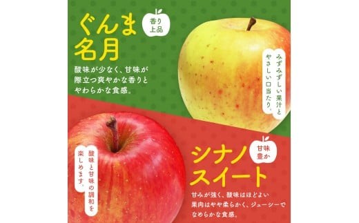 信州から直送！旬のりんごをお好きな品種で♪