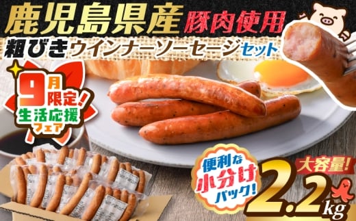【 期間限定 生活応援 】＜選べる＞訳あり粗びきウインナーソーセージセット　K161-001_SKU_cp