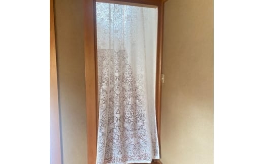ウィリアムモリス　レース　カーテン　180　いちご泥棒【1426932】