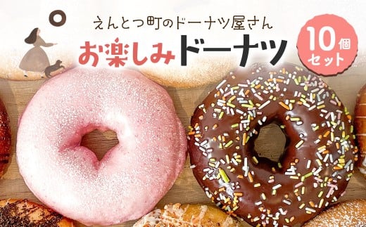 えんとつ町のドーナツ屋さん お楽しみドーナツ10個セット 【 ふるさと納税 人気 おすすめ ランキング ドーナツ お菓子 スイーツ おやつ 洋菓子 菓子 おいしい ミルク カスタード チョコレート チョコ セット 詰め合わせ 詰合せ 10種 バリエーション ドーナッツ どーなっつ どーなつ 北海道 室蘭市 送料無料 】 MROBN001