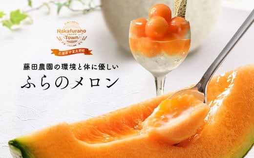 【2026年発送】ふらのメロン(赤肉) 2玉（計2.6㎏～）