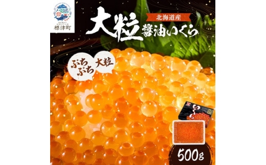 北海道産＜大粒＞醤油いくら　500g×1 イクラ 北海道 人気 おすすめ さけ 魚卵【1468293】 1148376 - 北海道標津町