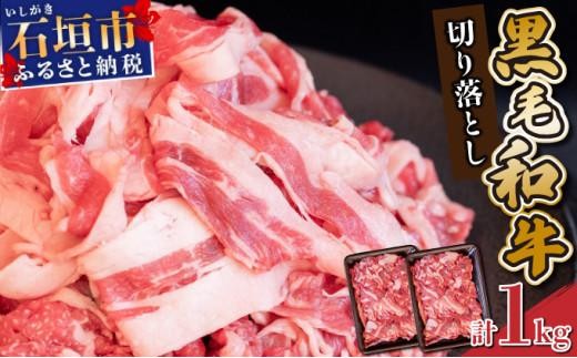 【2025年11月発送】担当者イチオシ!! 石垣島産《黒毛和牛》切り落とし 1kg (500g×2) | お肉 肉 牛肉 冷凍 和牛 牛肉 冷凍 人気 おすすめ 国産 国産牛 小分け 八重山食肉センター YC-4-11 2260211 - 沖縄県石垣市