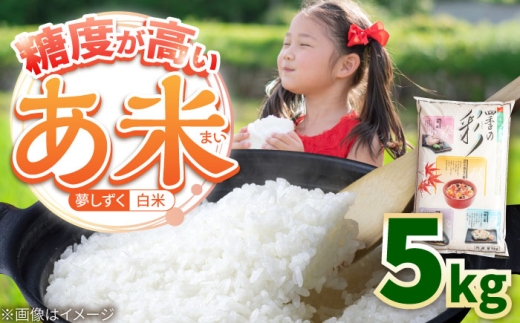 [先行予約]令和7年産 新米 あ米(あまい)夢しずく 白米 5kg 通常パック /有限会社イッツデモ 