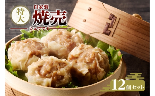 自家製特大 焼売12個セット 399900 - 愛知県高浜市
