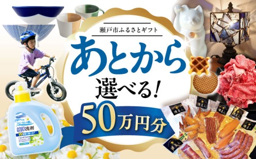 【あとから選べる】愛知県瀬戸市ふるさとギフト 寄附50万円分 あとからセレクト / 選べるギフト / あとからギフト / 瀬戸市 /  瀬戸市ふるさと納税 [BBZZ012] 2178844 - 愛知県瀬戸市