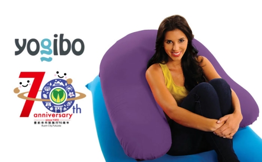 【パープル】Yogibo Support 【豊前市制施行70周年記念】《豊前市》【株式会社Yogibo】ヨギボー サポート ソファ クッション 枕 ベッド [VDI004-11]