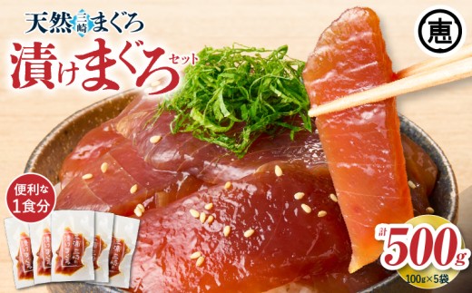 ＜選べる＞手軽にタンパク質！まぐろ漬け丼のもと 100g×5袋（解凍するだけ、ご飯にのせるだけ）【7営業日以内に発送 または 配送月が選べる】　M020-015_SKU