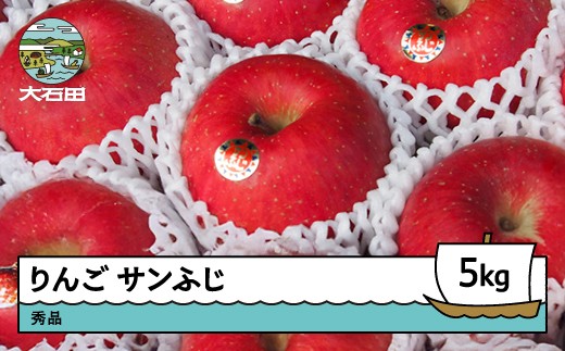 りんご サンふじ 約5kg 2025年産 令和7年産 果物 フルーツ 山形県 ry-risfx5000 2202225 - 山形県大石田町