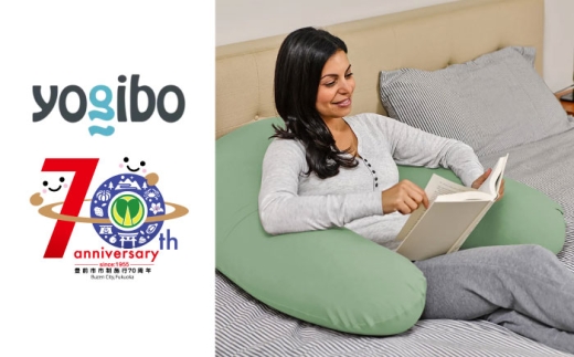 [ピスタチオ]Yogibo Support [豊前市制施行70周年記念][豊前市][株式会社Yogibo]ヨギボー サポート ソファ クッション 枕 ベッド [VDI004-21]