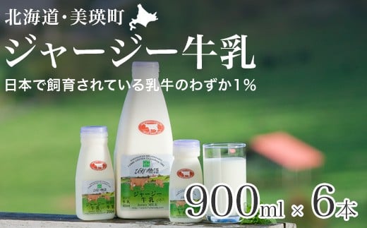 ファームズ千代田 ジャージー牛乳900ml×6本  | 冷蔵 人気 送料無料 お取り寄せ 取り寄せ 北海道 美瑛 おすすめ お土産 北海道料理 北海道土産 おみやげ お土産 牛乳 ジャージー ジャージー牛乳 ノンホモ ノンホモ牛乳 しぼりたて 搾りたて ノンホモジナイズ ノンホモジナイズ製法 希少 [022-38] 1641362 - 北海道美瑛町
