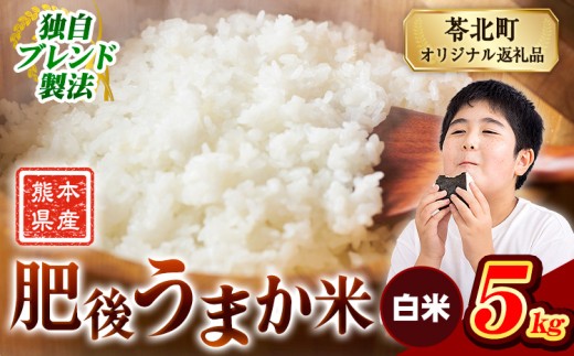 米 熊本県産 肥後うまか米 5kg 白米 精米 こめ コメ お米 おこめ ブレンド米[9月下旬-11月上旬頃出荷]熊本県産 コメ お米 おこめ