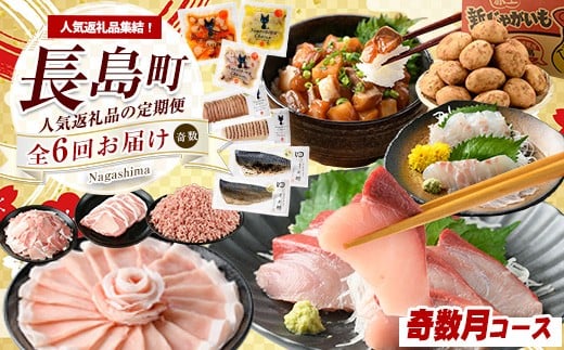 《奇数月発送全6回》全事業者 長島町スペシャル定期便 nagashima-1538
