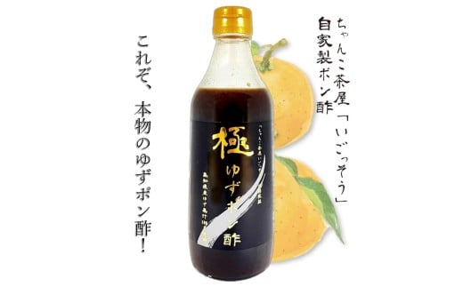 B309 極みゆずポン酢 120ml×１本 360ml×３本【ぽん酢 ポン酢 ゆず 柚子 ４本 セット 詰め合わせ 調味料 柑橘 大阪府 八尾】