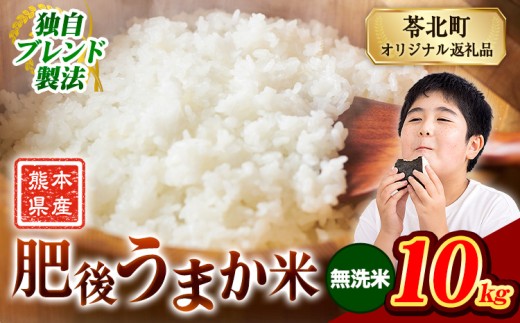 米 熊本県産 肥後うまか米 10kg(5kg×2袋) 無洗米 精米 こめ コメ お米 おこめ ブレンド米《9月下旬-11月上旬頃出荷》熊本県産 コメ お米 おこめ 2270600 - 熊本県苓北町