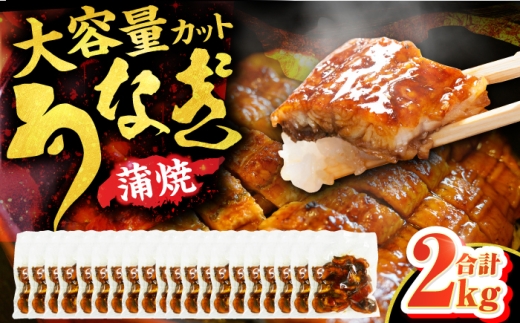 大容量刻み鰻個食パック 計2kg(100g×20P) 広川町 / 株式会社イールファクトリー [AFBS020]