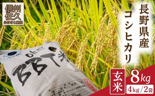 【令和7年産・玄米8kg】特別栽培米　BBT米（五郎兵衛米） 〈2025年10月中旬頃～順次発送〉 先行予約　新米　信州　こしひかり【 米 コメ 玄米 お米 こめ おこめ 新米予約 備蓄品 コシヒカリ 長野県 佐久市 】
