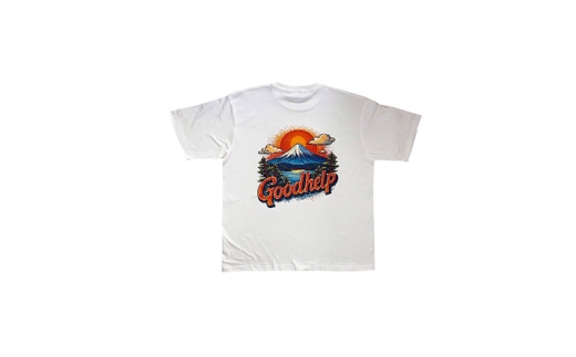 シャツ GOODHELP　Mt　Fuji　T-shirt　white Tシャツ ロンT 富士山 寒川町