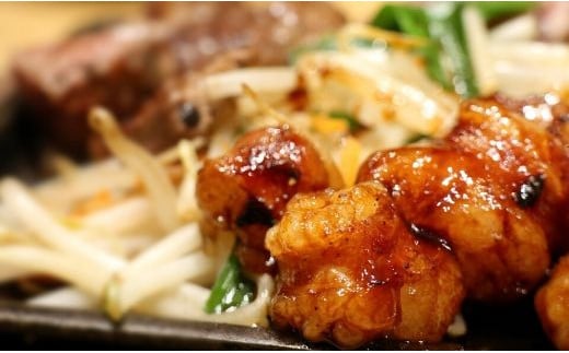 食べ比べ　力豚ホルモンセット（味噌だれ・塩ダレ・赤辛）